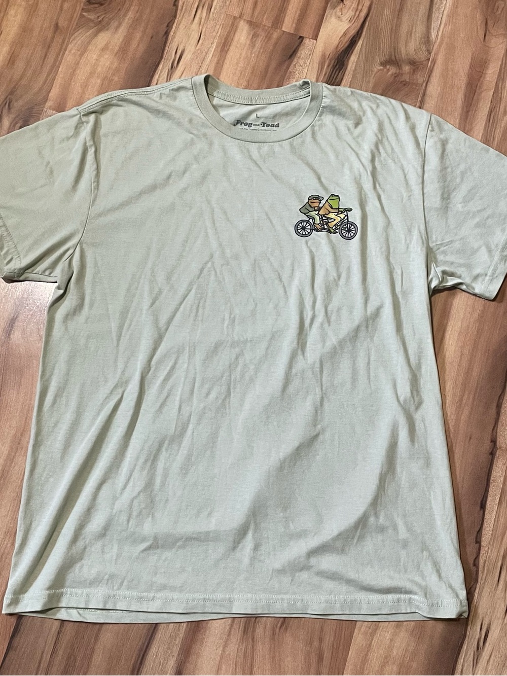 Frog and Toad Sage Green Cottagecore Graphic Tee Unisex Large
